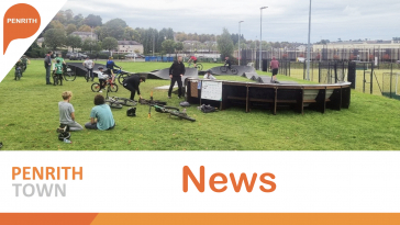 Pop-up pump track proves a huge hit with Penrith residents