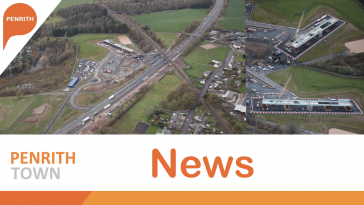 Incredible images show new rail bridge ahead of M6 installation